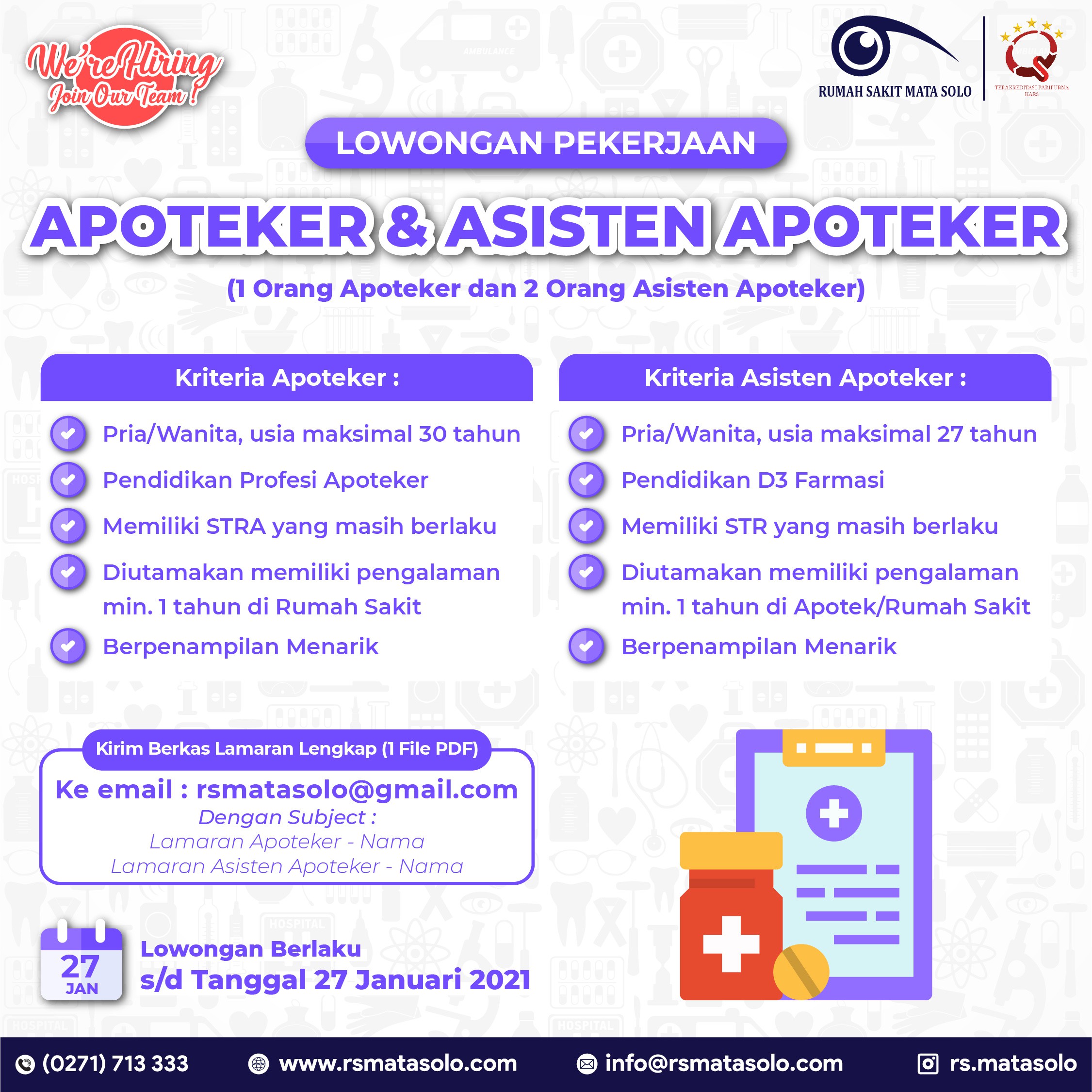 Loker Apoteker Di Rumah Sakit Terbaru Cari Kerja