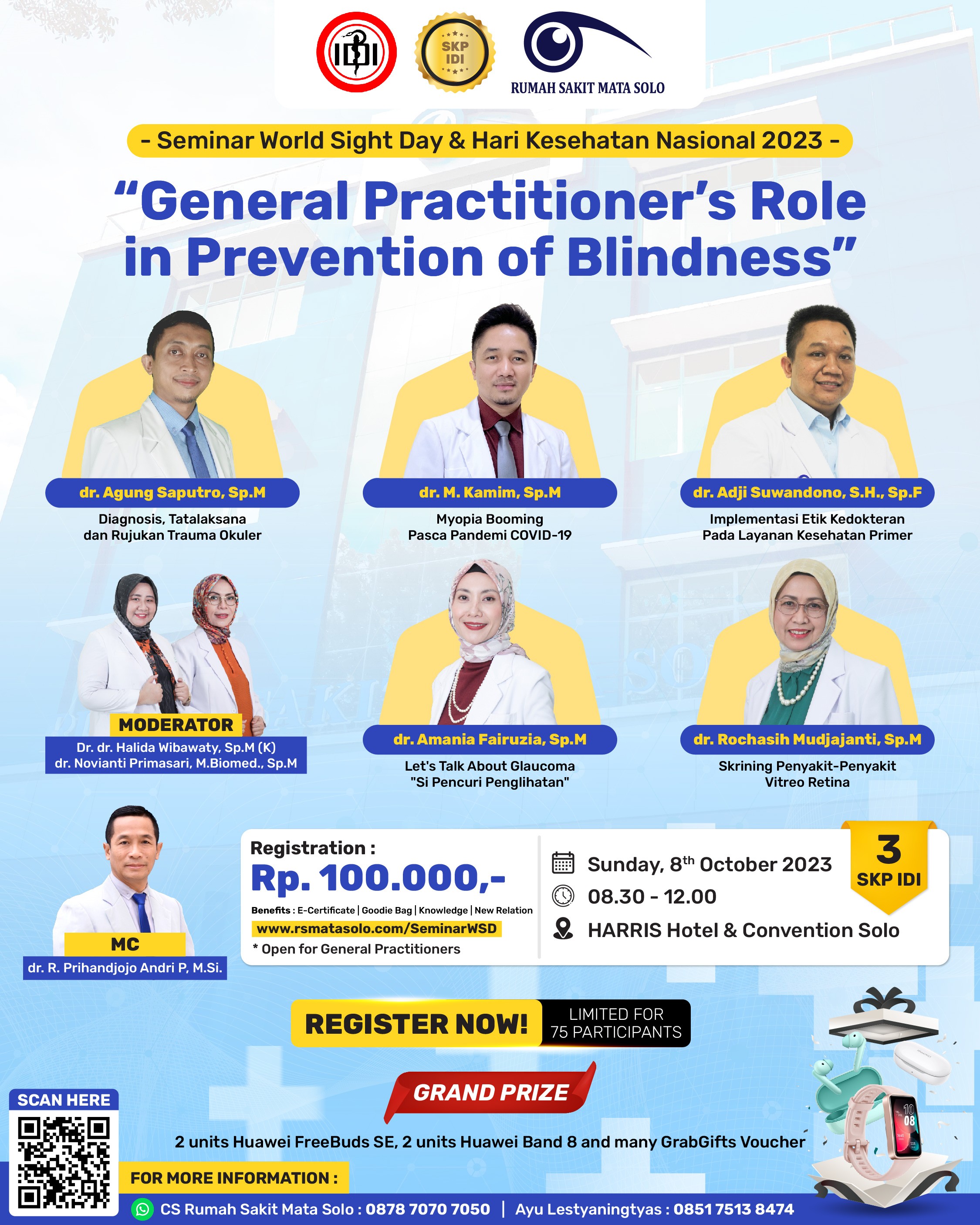 Seminar World Sight Day & Hari Kesehatan Nasional 2023