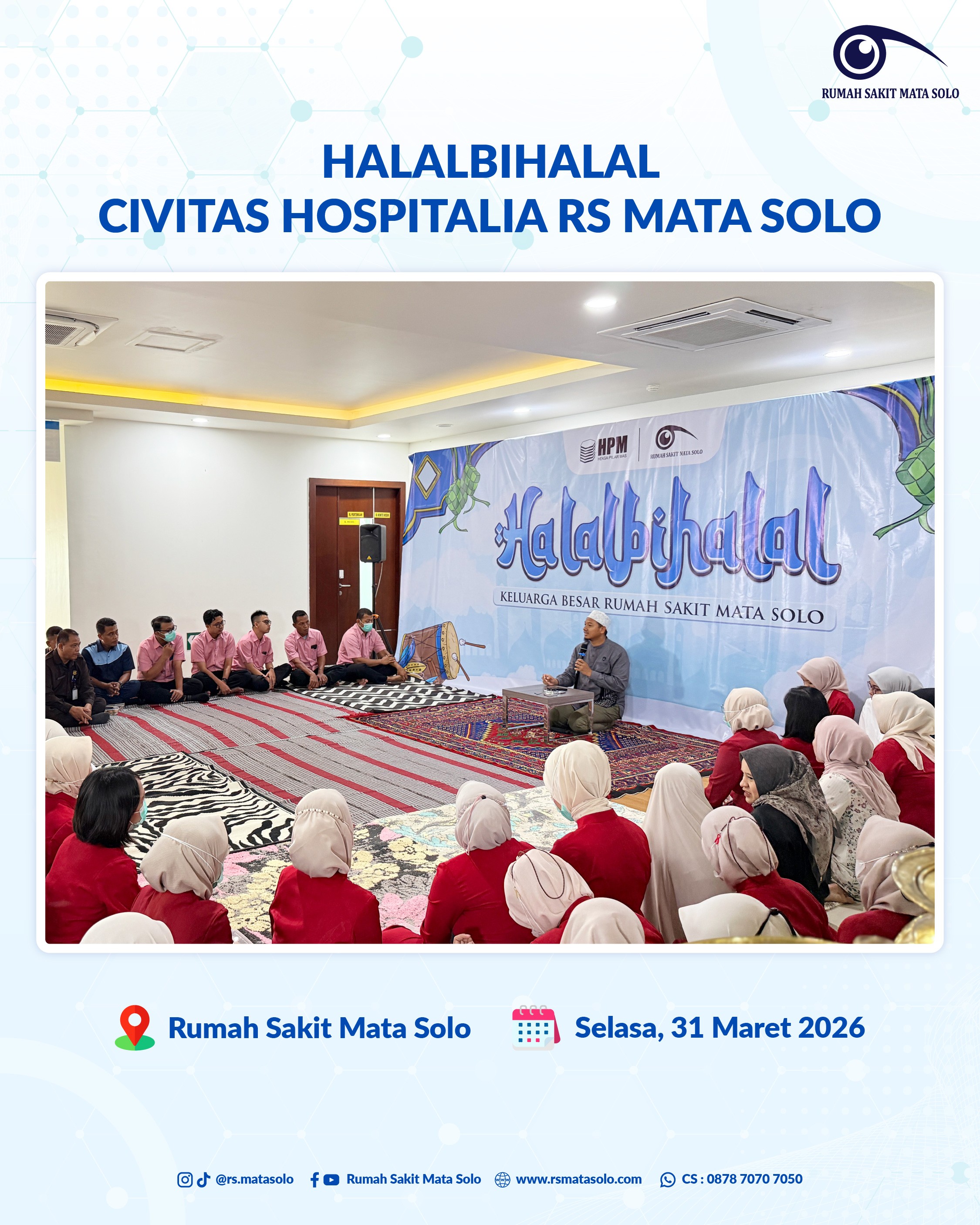 Halalbihalal Civitas Hospitalia RS Mata Solo Berlangsung Hangat dan Penuh Kebersamaan
