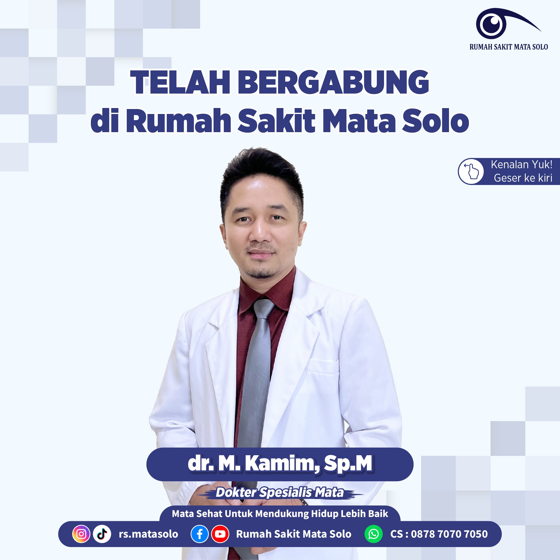 Telah Bergabung Dokter Spesialis Mata Baru di Rumah Sakit Mata Solo
