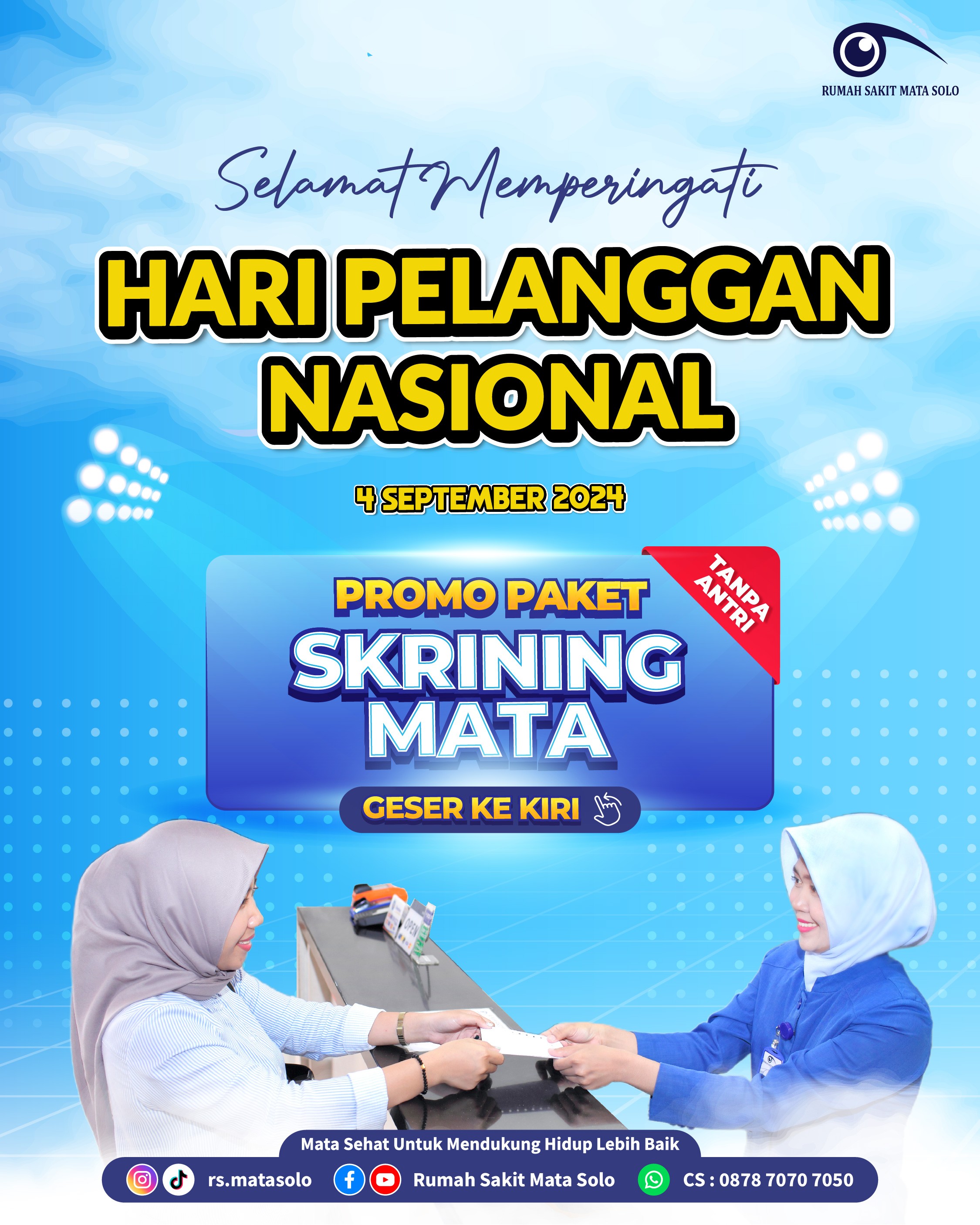 Promo Paket Skrining Mata di Rumah Sakit Mata Solo