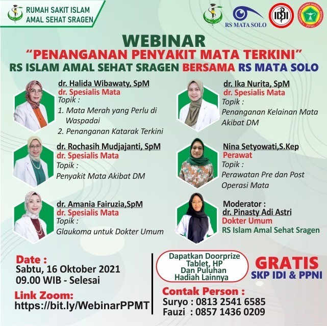 Webinar Penanganan Penyakit Mata Terkini